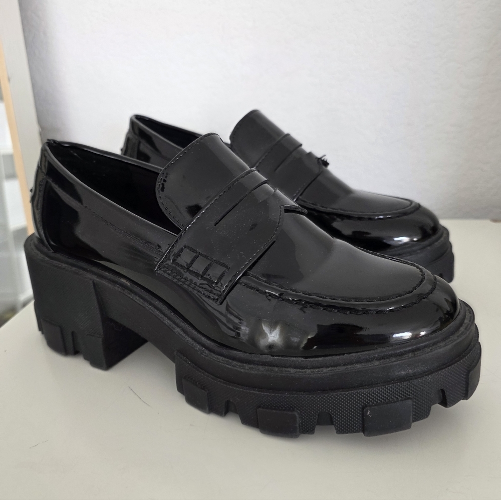 ASOS Black Chuncky  Loafers